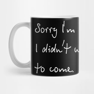 dissappointed man Mug